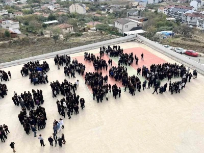 Bandırma’da öğrenciler afet tatbikatında buluştu
