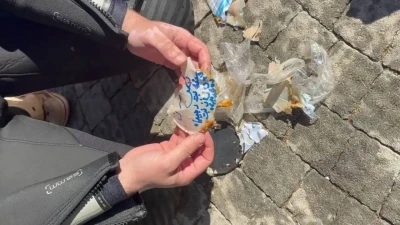 Baraj dibini temizlerken neye uğradıklarını şaşırdılar
