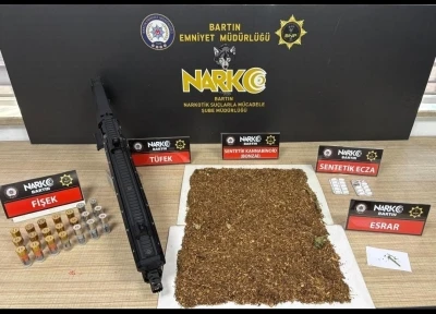 Bartın&rsquo;da 10 bin adet dolu makaron ele ge&ccedil;irildi
