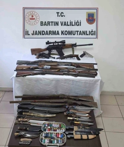 Bartın&rsquo;da cephane gibi ev
