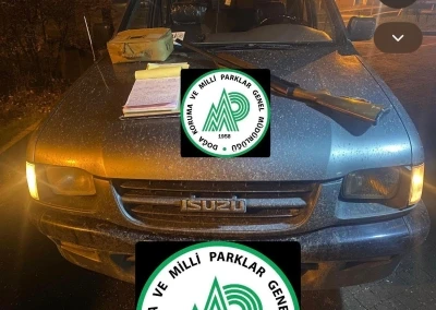 Bartın&rsquo;da ka&ccedil;ak avcılar dron kameralarına yakalandı
