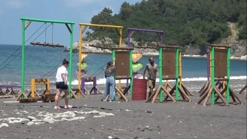 Bartın&rsquo;da Survivor Meksika i&ccedil;in &ccedil;ekimler başladı
