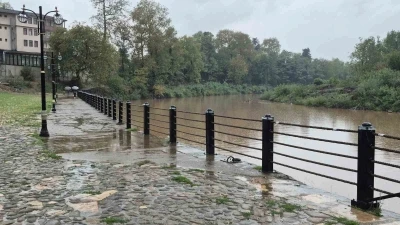 Bartın’da yağış etkiliyor
