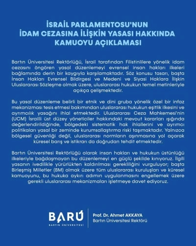 BAR&Uuml;&rsquo;den, İsrail&rsquo;e yasal d&uuml;zenleme tepkisi
