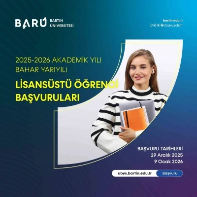BAR&Uuml;&rsquo;n&uuml;n 55 lisans&uuml;st&uuml; eğitim programına &ouml;ğrenci alımı devam ediyor
