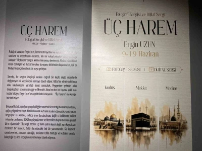 Başakşehir&rsquo;de &lsquo;&Uuml;&ccedil; Harem: Mekke Medine Kud&uuml;s&rsquo; sergisi sanatseverlerle buluştu
