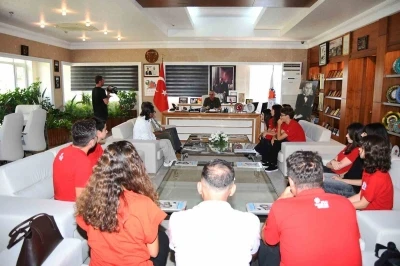 Başarılarını Başkan Topaloğlu ile paylaştılar
