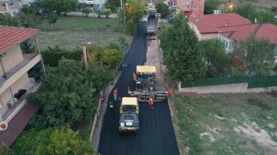 Başiskele’de üstyapı çalışmaları sürüyor
