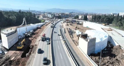 Başiskele Kavşağı projesinin y&uuml;zde 54&rsquo;&uuml; tamamlandı
