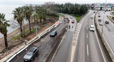 Başiskele Koridor Projesi&rsquo;nin kuzey yan yolu trafiğe a&ccedil;ıldı
