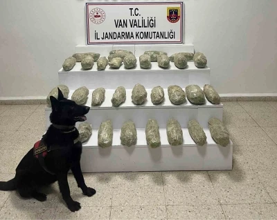 Başkale&rsquo;de 21 kilo 350 gram skunk ele ge&ccedil;irildi
