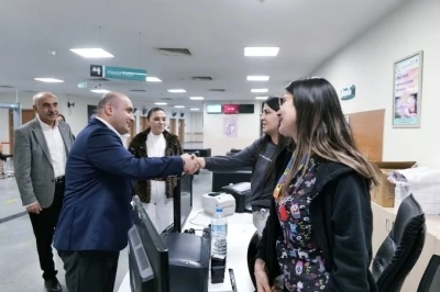 Başkan Albayrak, sağlık &ccedil;alışanları ile bir araya geldi
