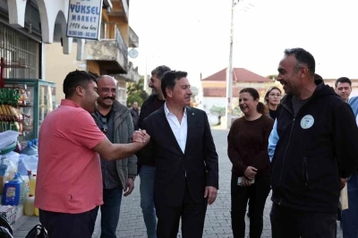 Başkan Aras Bafa&rsquo;da halkla buluştu
