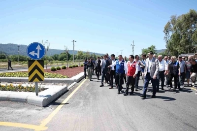 Başkan Aras yatırımları yerinde inceledi
