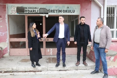Başkan Arıcı, &rsquo;Haydarlı İlkokulu&rsquo; i&ccedil;in d&uuml;ğmeye bastı

