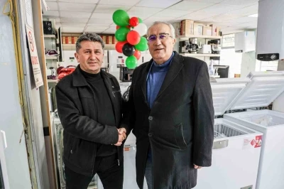 Başkan Arslan &Ccedil;ameli esnafı ile bir araya geldi
