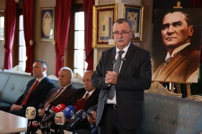 Başkan Balaban aylık basın toplantısında &ccedil;alışmalarını anlattı
