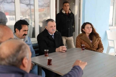 Başkan Balaban Karaveliler&rsquo;de vatandaşı dinledi
