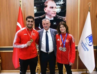 Başkan Balaban milli judocuları kutladı
