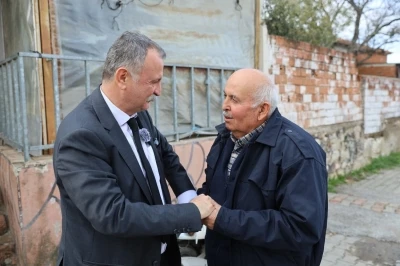 Başkan Balaban Ortak&ouml;y sakinlerinin taleplerini tek tek not aldı
