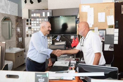 Başkan Büyükgöz esnafla bir araya geldi
