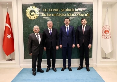 Başkan B&uuml;y&uuml;kkılı&ccedil;, Bakan Kurum ile projeleri paylaştı
