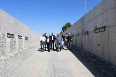 Başkan B&uuml;y&uuml;kkılı&ccedil;, DSİ-Yeni Sanayi Katlı Kavşağı Projesi&rsquo;nde incelemelerde bulundu
