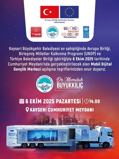 Başkan Büyükkılıç: &quot;Dijital geleceğin merkezi açılıyor&quot;
