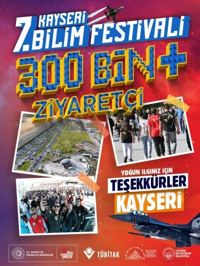 Başkan Büyükkılıç’tan &quot;Bilim Festivali&quot; teşekkürü
