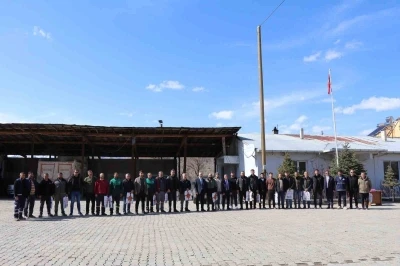 Başkan &Ccedil;elebi personelle bayramlaştı
