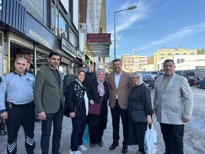 Başkan Çetinkaya, halkla iç içe olmaya devam ediyor
