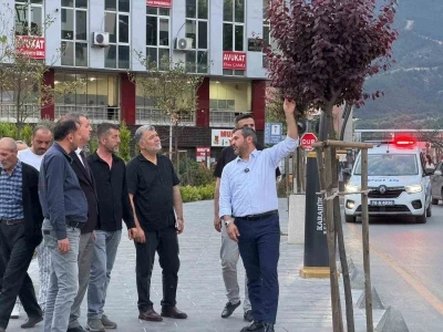 Başkan &Ccedil;etinkaya tamamlanan &ccedil;alışmaları inceledi

