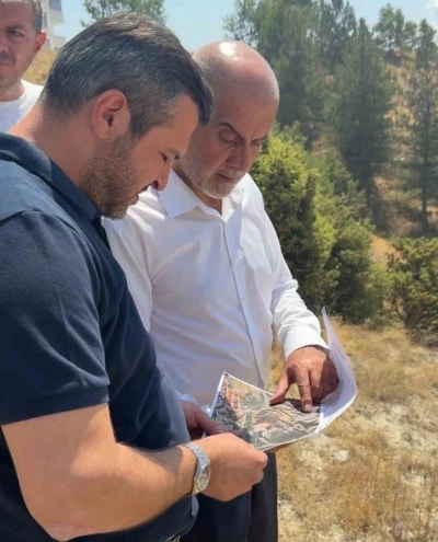 Başkan Çetinkaya, yenileme ve asfaltlama çalışmalarını inceledi
