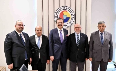 Başkan Dumandağ, TOBB Başkanı Hisarcıklıoğlu ile bir araya geldi
