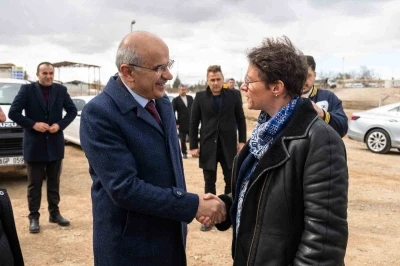 Başkan Er, Fransız heyetle Malatya&rsquo;da kurulacak ayrıştırma tesisi alanını inceledi
