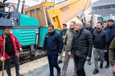 Başkan Er: "Kışla caddesi-kız meslek lisesi arası &ouml;n&uuml;m&uuml;zdeki hafta trafiğe a&ccedil;ılacak"