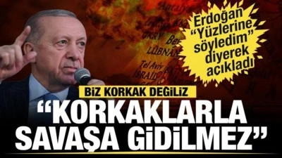 Başkan Erdoğan: Geri adım atarsak Allah'a da Gazze'ye de bunun hesabını veremeyiz