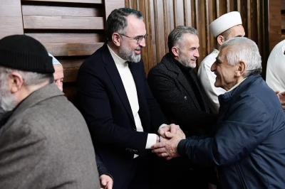 Başkan Erol bayramda her kapıda, her g&ouml;n&uuml;lde
