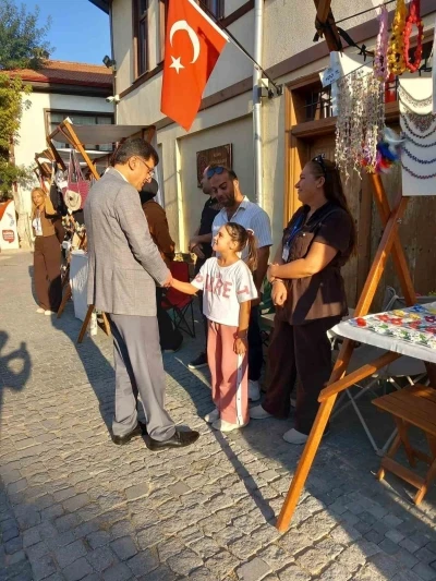 Başkan Eyüp Kahveci Germiyan Sokak’ta üreticilerle buluştu
