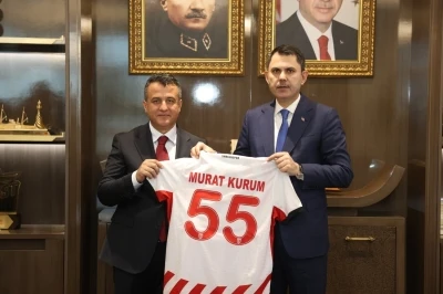 Başkan Halit Doğan, Bakan Murat Kurum&rsquo;a Samsun projelerini anlattı
