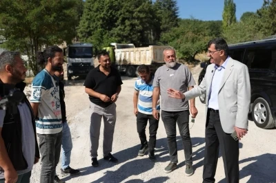 Başkan Kahveci, 30 Ağustos Mahallesi&rsquo;ndeki &ccedil;alışmaları yerinde inceledi
