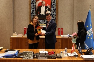 Başkan Kahveci, özel eğitim öğrencilerini ağırladı
