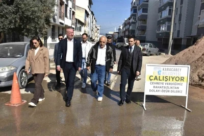 Başkan Karabatı Emirsultan’daki çalışmaları yerinde inceledi
