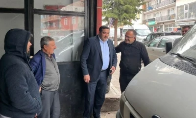Başkan Kılı&ccedil;, g&uuml;ne esnaf ziyaretiyle başladı
