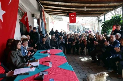 Başkan K&ouml;ksal Aras&rsquo;tan Bayır&rsquo;a yol, su ve kanalizasyon m&uuml;jdesi
