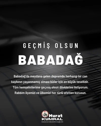 Başkan Kumral; "En b&uuml;y&uuml;k tesellimiz can kaybı olmaması"
