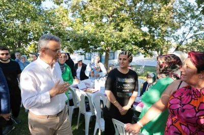 Başkan Kurnaz, mahalle kadın kolları başkanlarıyla buluştu
