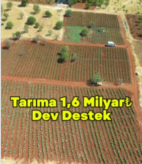 Başkan Mehmet Tahmazoğlu: &Ccedil;ift&ccedil;ilerimize 1,6 Milyar TL'yi Aşan Destek Sağladık