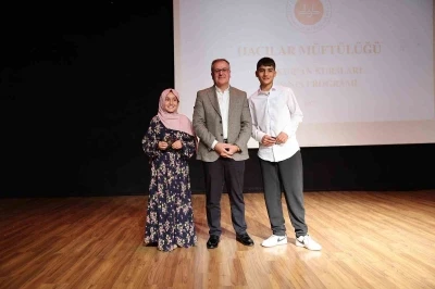 Başkan Özdoğan; Kuran Kursu öğrencilerinin heyecanına ortak oldu
