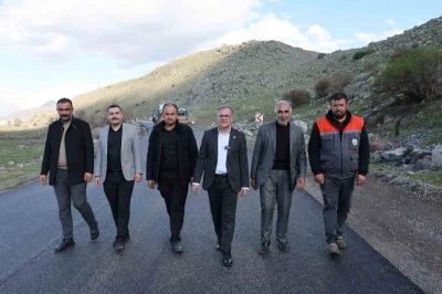 Başkan &Ouml;zldoğan: "H&uuml;rmet&ccedil;i - Gelbula yolunda konfor artıyor"
